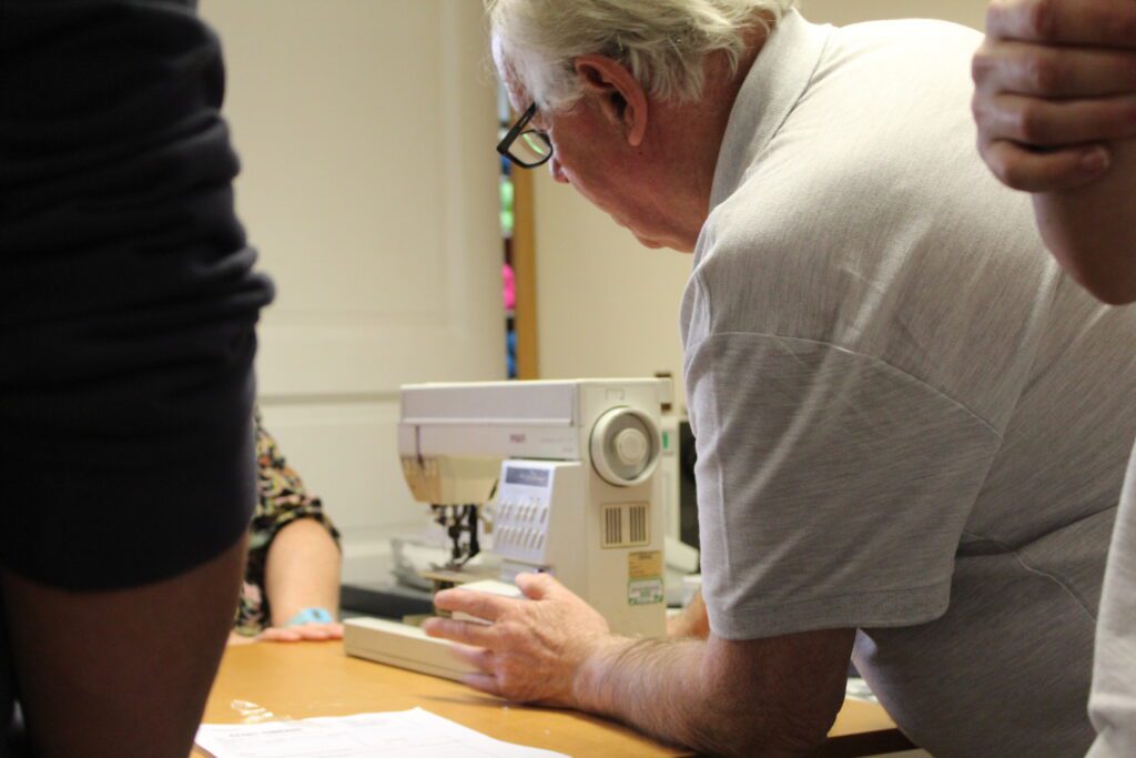 Undertake a sewing machine repair course with UKFT member Artizan